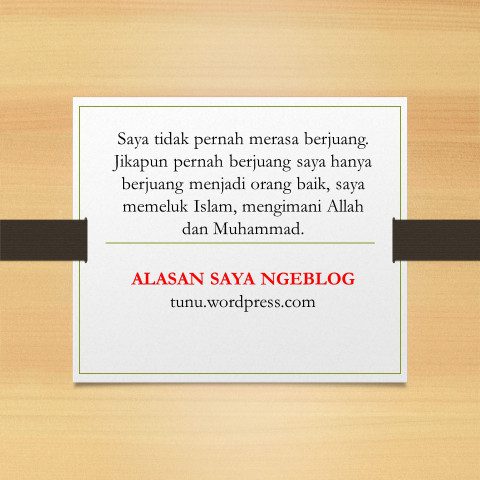 Alasan Menulis di Blog